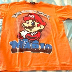Boy’s orange Mario short sleeve t-shirt